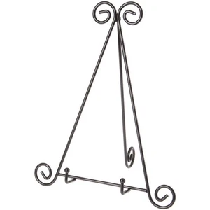 Caballete de metal negro Bard's, 15" H x 12" W x 10" D (para placas de 10,5" - 11,5") - Imagen 1 de 1