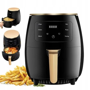 XXL Heißluftfritteuse 6L Fritteusen Friteuse Heißluft Air Fryer 2400W ohne Öl DE - Bild 1 von 19