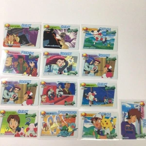 13 Carddass BANDAI Ash Team Rocket Pikachu etc Pokemon Card Japanese - Picture 1 of 15