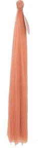 Trama Corta - Cabello Sintético Rosa Coral 17 pulgadas de Largo 40 pulgadas de Largo NUEVO - Imagen 1 de 1