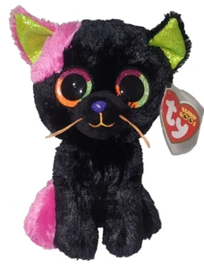 Ty Beanie Boos LICORICE the Halloween Cat 6" NEW MWMTs Stuffed Animal Plush Toy - Picture 1 of 8