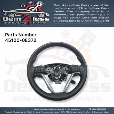 Руль Toyota Sienna 2015, 2016, 2017, 2018, 2019, 2020 от оригинального производителя 45100-0e372 - Изображение 1 из 4