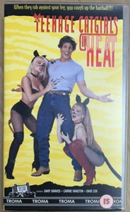 Teenage Catgirls in Heat - Troma Sc-Fi VHS Video Tape NEW SEALED - Picture 1 of 2