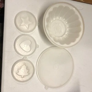Vintage Tupperware Jel-n-Serve, 6 Piece Set without serving platter - Picture 1 of 13