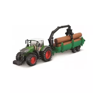 Bburago 18-31677 - Trattore - Fendt 1050 Vario con trasportatore legna (10 cm) tracker - Foto 1 di 1