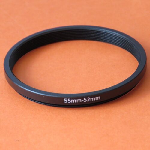Step Down 55mm to 52mm Step-Down Ring Camera Lens Filter Adapter Ring 55mm-52mm