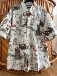 Reyn Spooner Men's "A STAR WARS SITHMAS" FULL BUTTON Glacier Christmas Shirts - Picture 1 of 4