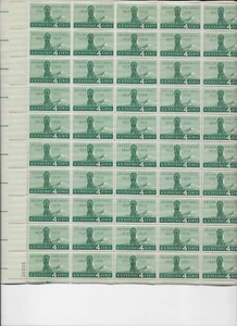 Hoja de 50 estampillas postales de Estados Unidos estampillas de OREGON STATEHOOD 4 centavos estampillas como se muestra - Imagen 1 de 1