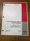 AFS FIELD PERFORMER SOFTWARE FOR AFS 200 DISPLAY OPERATOR'S MANUAL
