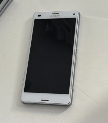 Sony Xperia Z3 Compact D5803 Weiß Defekt, Teile, Spender, Ungeprüft, Bitte Lesen - Bild 1 von 2