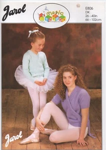 Original Jarol DK Wickel Spitze Ballerina Cardigan 26"-40" Strickmuster E806 - Bild 1 von 1