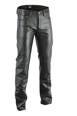 AW-701 Nappaleder hose,lederjeans,Echt leder hose Pantalon en Cuir,Trousers - Bild 1 von 3