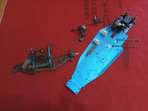 Vintage Team Associated RC10 Nitro Chassis + Parts RPM A Arms - Picture 1 of 9