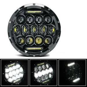 Bombilla Proyector LED Redonda de 7" para Harley Motocicleta y Faro LED - Imagen 1 de 12