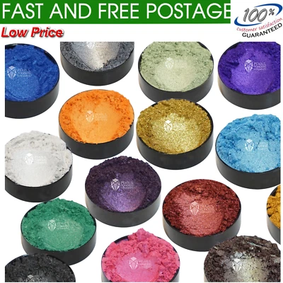 Pearl Pigment Powder For Epoxy Resin Metallic Floors Worktops Car Paint Dye Art - Image 1 of 4