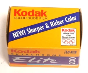 KODAK 35MM EKTACHROME  ELITE 200  FILM-36 EXPOSURES-RARE - Picture 1 of 4