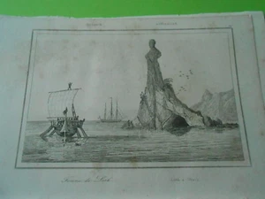 Gravur 1836 - Australisches Ozeanien Frau von Loth - Bild 1 von 1