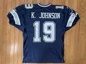 Reebok Authentic Keyshawn Johnson Dallas Cowboys Jersey Men’s 48 Stitched New - Picture 1 of 8