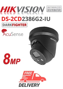 Cámara torreta IP HIKVISION DS-2CD2386G2-IU AcuSense Darkfighter IP NEGRA, intrusión - Imagen 1 de 3
