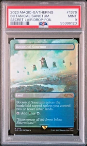 2023 MTG Secret Lair Drop #1376 BOTANICAL SANCTUM Foil PSA Graded MINT - Picture 1 of 5