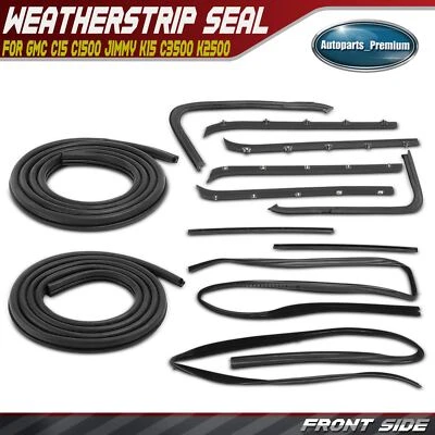 Kit de sellado de goma para puerta delantera lateral para GMC C15 C1500 Jimmy K15 12 piezas Foto 1 de 4