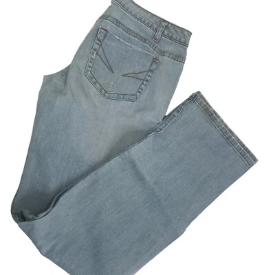 Jeans Blue Asphalt Juniors 13 Y2K Vintage Recto Lavado Ligero Denim desgastado Foto 1 de 4