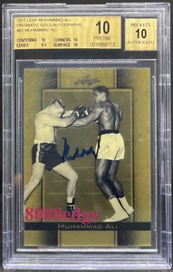 2011 LEAF METAL "MUHAMMAD ALI" PRISMATIC AUTOGRAPH 1/1 AUTO #82 BGS 10 PRISTINE - Bild 1 von 4