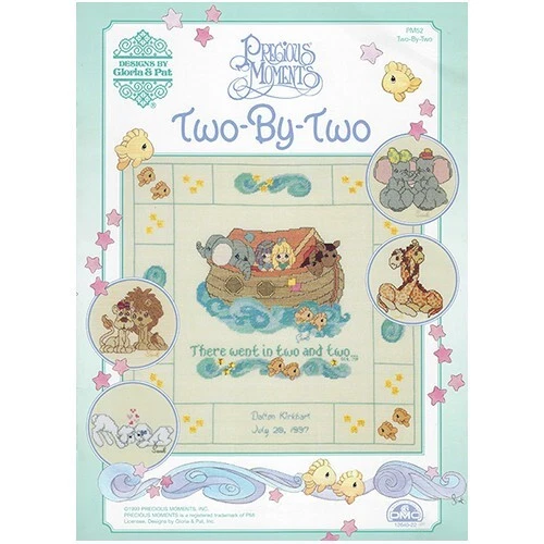 Gloria & Pat Precious Moments Cross Stitch Book Two By Two - Image 1 of 1