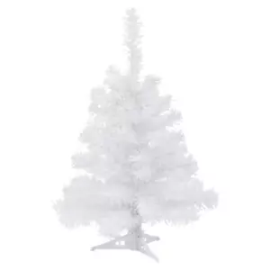 1x Artificial Christmas Tree 2ft White Bushy Xmas Home Tabletop Table Décor - Picture 1 of 7