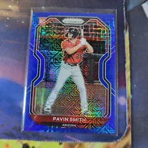 2021 Prizm Pavin Smith RC #70 Rookie Blue Mojo 081/199 Diamondbacks NM/M - Picture 1 of 3