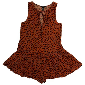 FOREVER 21 Women’s Brown Sleepless Romper - Size Small - Picture 1 of 3