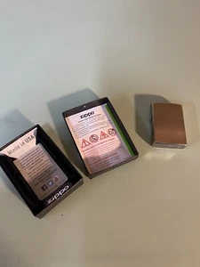 Zippo 207 Regular Street Chrome In Original Box With Instructions Mint Condition - Picture 1 of 8