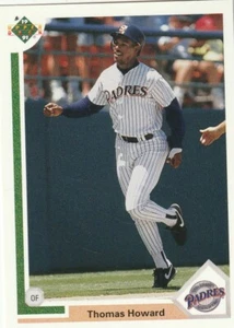 FREE SHIPPING-MINT-1991 Upper Deck Thomas Howard #39F-PLUS PADRES BONUS CARDS - Picture 1 of 1