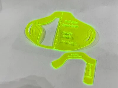 Acrylic leather holster template for Full Size Semi - Pattern for holster making - Image 1 of 4