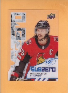 17-18 UPPER DECK ICE ERIK KARLSSON SUB ZERO #SZ-23 OTTAWA SENATORS NM-MT