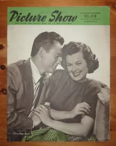 PICTURE SHOW Vol 54 No 1403 18TH FEB 1950 LARRY PARKS BARBARA HALE FRONT COVER - Picture 1 of 9