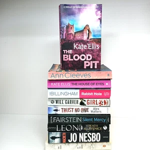 10x Detective/PI Crime-Thriller Book Bundle Lot Donna Leon Death At La Fenice - Picture 1 of 15