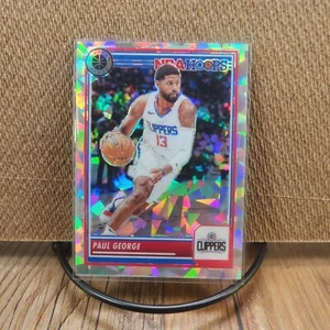 2023-24 NBA Hoops Premium Stock Paul George 20 Cracked Ice Parallel Silver Prizm - Picture 1 of 2