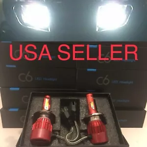 H19 H4 Led Headlight Bulbs Fit KIA Soul Rio 2021- 2023 2024 Light Conversion Kit - Picture 1 of 8