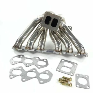 Colector turbo T-304 2JZ-GTE para Toyota Supra MK4 JZA80 2000-04 Lexus IS300 3,0 L - Imagen 1 de 4