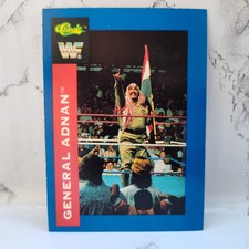 1991 Classic WWF Superstars Blue Border Card #67 General Adnan