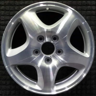 Acura TL Machined w/ Silver Pockets 16 inch OEM Wheel 2002 to 2003 - Image 1 of 2