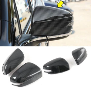 For 2020-2025 Subaru Outback Carbon Fiber Look Side View Door Mirror Cover Trim - Foto 1 di 5