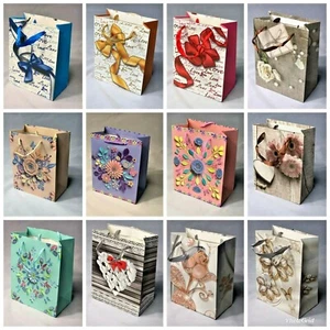 Gift Bags Party Birthday Birthday Baby Wedding Bag Shopping Treat Candy Set Of 2 - Picture 1 of 53