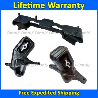 K3494 Motor & Trans Mount Set For 2007-2011 Jeep Wrangler 3.8L Automatic/Manual - Image 1 of 4