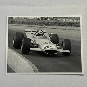 Vintage Racing Photo McLaren 1969 British Grand Prix Bruce McLaren Photograph - Picture 1 of 8