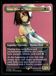 Yuna, Hope of Spira (Borderless) #404 Final Fantasy Foil - Picture 1 of 2