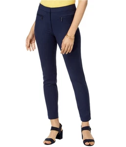 maison Jules Womens Zip Pocket Casual Trouser Pants, navy, 8 - Picture 1 of 1