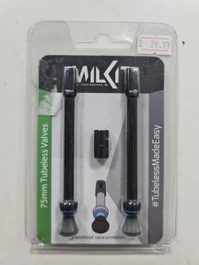 MILKIT 75mm Tubeless Presta Valves - Picture 1 of 2