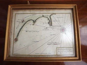 Um 1748 antike Seekartenkarte von Lewis Morris - Porthdinlleyn und Nevyn p10 - Bild 1 von 8